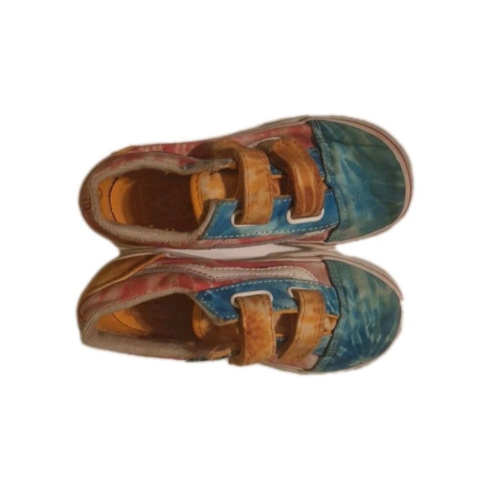 Vans Toddler Size 5 Old Skool V Rainbow Tye Dye Sneakers
